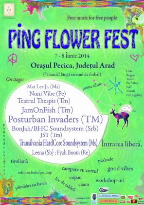 Pecica va găzdui prima ediţie a Ping Flower Fest