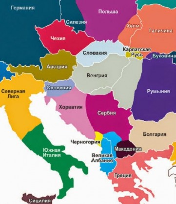 harta europei ungaria Harta Europei anului 2035: România pierde vestul ţării în favoarea 