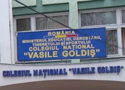Certificat de „Şcoală europeană” pentru Colegiul Naţional „Vasile Goldiş”