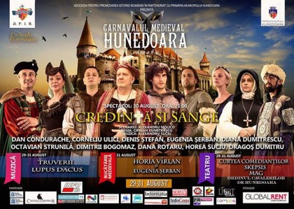 Carnaval medieval la Castelul de la Hunedoara în acest week-end!
