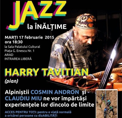 „Jazz la înălțime”, cu Harry Tavitian şi alpiniştii Claudiu Miu și Cosmin Andron
