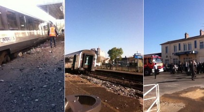 Accident feroviar în Franța: Peste 30 de RĂNIȚI după ce 5 vagoane AU DERAIAT