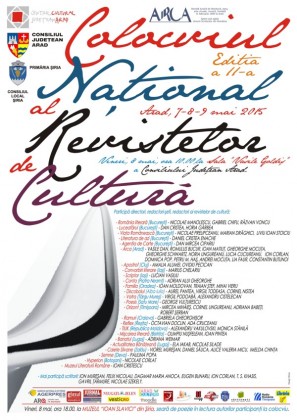 Nicolae Manolescu deschide cea de a doua a ediţie a Colocviului Naţional al Revistelor de Cultură de la Arad