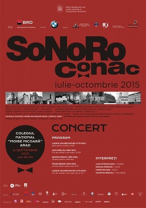 Concert SoNoRo Conac la Colegiul Național „Moise Nicoară” din Arad