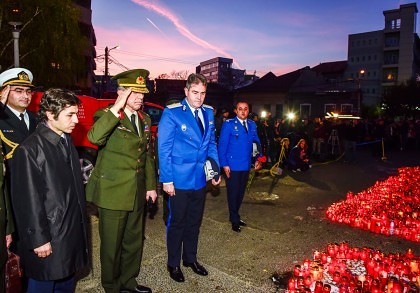 Comandantul Jandarmeriei Turce a adus un omagiu victimelor tragediei din Capitală