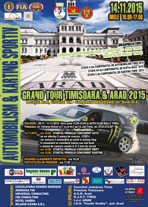 Concursul „Grand Tour Timișoara-Arad 2015” organizat la Arad