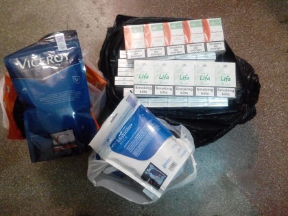 4.000 de țigarete şi tutun, confiscate la P.T.F. Nădlac