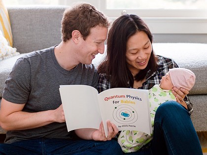 Fondatorul Facebook își pregătește fiica pentru viață: Îi citeşte Fizica Cuantică pentru Bebeluşi
