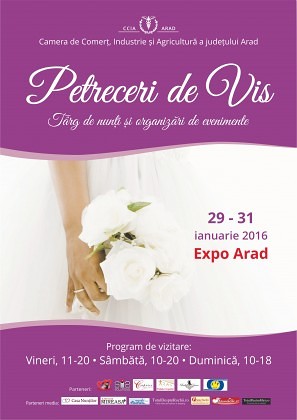„Petreceri de Vis” – Târg de nunţi şi evenimente la EXPO Arad