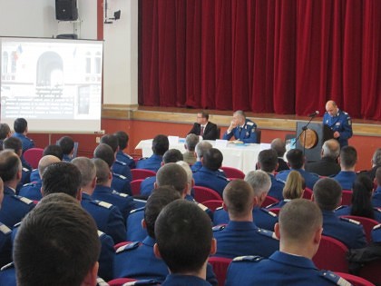 FOTO/ Inspectoratul de Jandarmi Judeţean Arad a fost evaluat pentru activitatea desfășurată în anul 2015