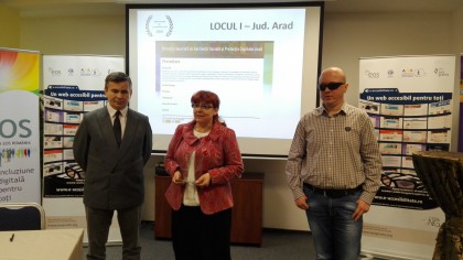 DGASPC Arad a luat Premiul I pentru cel mai accesibil site al unei instituții publice