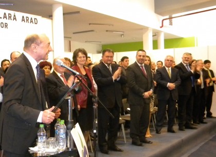Traian Băsescu vine la Arad pentru lansarea candidaților PMP la alegerile parlamentare