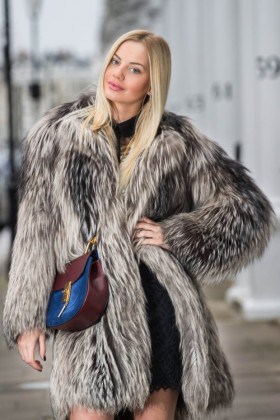 Julia Stakhiva, 23, a Rich Kid of Instagram seen here outside her home in Kensington, London, Thursday 10th March, 2016. The 23-year-old rich kid takes a plane from London to Moscow every time she wants a haircut. British student, Julia Stakhiva spends over £200,000 per year on designer clothes, got her first Louis Vuitton handbag at age nine and has been having fillers and lip injections since she was eighteen. Julia, from Kensington, London, also hires an assistant to make sure she doesnít get too drunk on nights out. Her lavish lifestyle is funded by her ìvery supportive parentsî who fully back Julia in her quest to improve herself and her looks. Above all else, Julia likes spending her parentsí millions on looking beautiful. She splurges over £30,000 per year on lip injections, facial fillers, cheek reduction surgery, a brow lift, semi-permanent make-up, teeth whitening, lash extensions and cutting-edge hair treatments ñ including painful injections into her scalp to maintain her shiny locks. In total, she has spent over £180,500 on cosmetic procedures. And is even planning a £20K boob job this year. Ö SEE COPY Ö PIC BY NEWS DOG MEDIA Ö +44 (0)121 517 0019 Ö AGREE RATES BEFORE USAGE