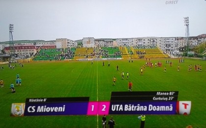 UTA a învins la Mioveni şi se menţine pe poziţia a doua în clasamentul play-off