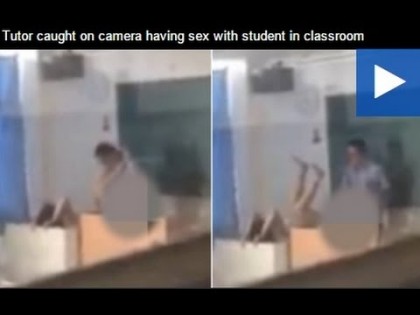 Imagini INTERZISE! Profesor filmat în timp ce făcea SEX cu o ELEVĂ în SALA DE CLASĂ