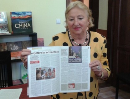 Revista națională a Casei Româno-Chineze a dedicat două pagini filialei de la Arad