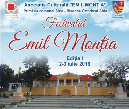 Șiria va găzdui prima ediție a Festivalului „Emil Monția”