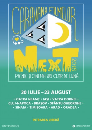 Caravana Filmelor NexT pornește prin țară: 10 orașe și 24 de filme. Când va ajunge în Arad