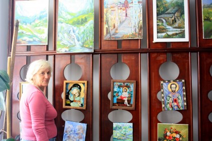 Artista Elena Boțan și-a expus lucrările la Moneasa (GALERIE FOTO)