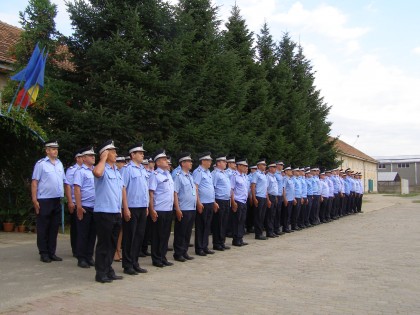 Ceremonial militar la sediul Inspectoratului de Jandarmi Județean Arad