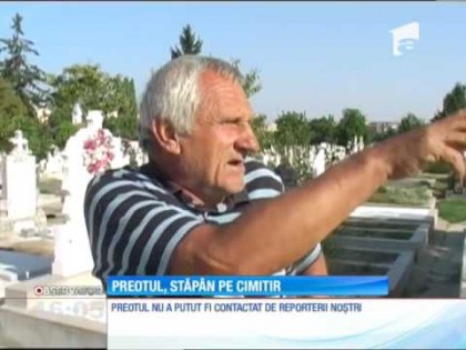 Contracte de exclusivitate pentru morţi, într-un cimitir din Arad! (VIDEO)