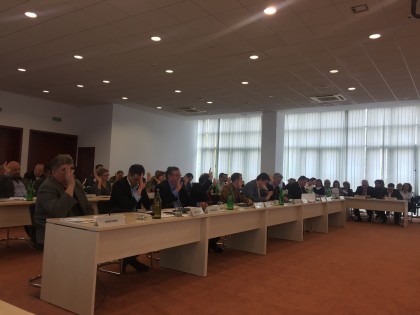 PSD și PNL, „Ping – Pong” în plină ședință a Consiliului Județean Arad (VIDEO)