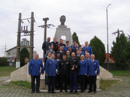 Jandarmii arădeni au fost vizitați de ofițerii Cursului Superior Internațional