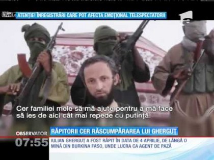 Apel DISPERAT la guvernul Cioloș de la românul răpit de jihadiști în Burkina Faso