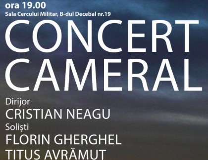 Toamna Muzicală Arădeană: Concert cameral cu doi soliști de excepție – Florin Gherghel și Titus Avrămuț
