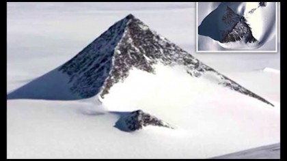 Piramidă MISTERIOASĂ în Antarctica, ținută „la secret” 100 de ani. Nu este construită de om