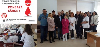 TSD Arad iniţiază o nouă campanie de donare de sânge