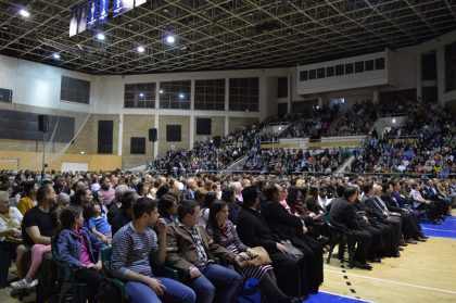 Mii de participanți la conferința de la Arad a Părintelui Constantin Necula (GALERIE FOTO)