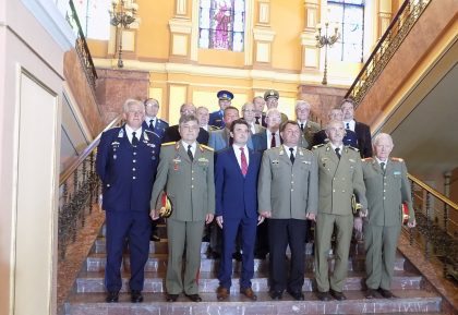 Două delegații de militari în rezervă din Ungaria, în vizită la Arad