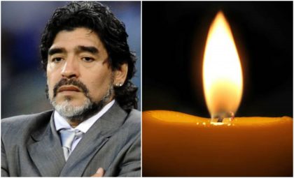 Maradona, la PĂMÂNT. S-a ARUNCAT de la ETAJ
