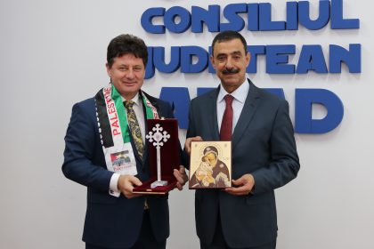 Ambasadorul Palestinei în România, în vizită oficială la Consiliul Judeţean Arad
