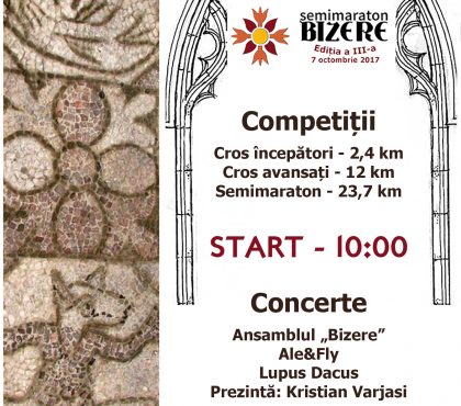 Cea de-a treia ediție a Semimaratonului „Bizere” va avea loc sâmbătă la Frumușeni