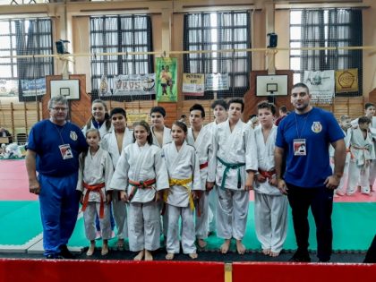 Micii judoka s-au remarcat pe tatami, în Ungaria