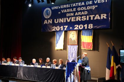 S-a deschis anul academic la Universitatea de Vest „Vasile Goldiș” din Arad