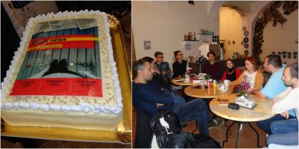 Zece ediții la Arad, patru ani la Timișoara! Arădenii au dezbătut cărțile RECITITE la „O carte pe lună #10” și i-au sărbătorit pe colegii timișoreni (GALERIE FOTO)
