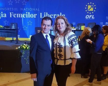 Geanina Pistru, aleasă prim-vicepreședinte al Organizației Femeilor Liberale