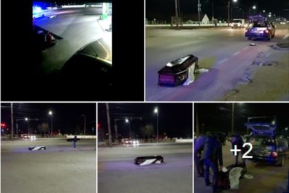 MORTUL, pierdut pe drum! SCENE desprinse dintr-o COMEDIE NEAGRĂ pe o stradă din Arad (FOTO + VIDEO)