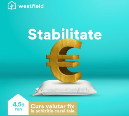 Stabilitate: Curs valutar fix de 4,59 lei/euro în Westfield!