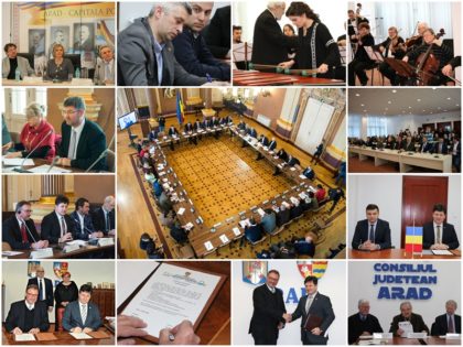 Trei zile cu cinci evenimente internaţionale importante, organizate de Consiliul Judeţean Arad