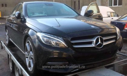Mercedes căutat de autoritățile din Germania, depistat la Nădlac