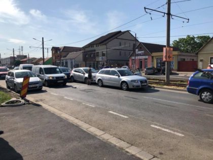 ACCIDENT ÎN LANȚ în Arad! Ce s-a întâmplat