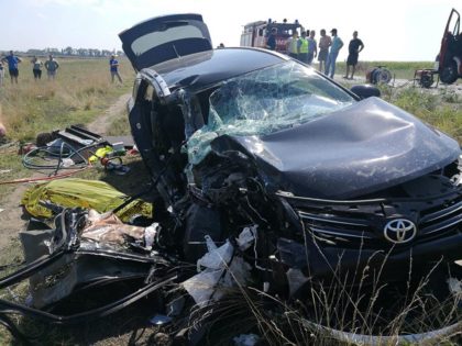 UPDATE/ Grav ACCIDENT rutier cu un MORT și cinci RĂNIȚI, pe AUTOSTRADA Arad – Nădlac (FOTO și VIDEO)