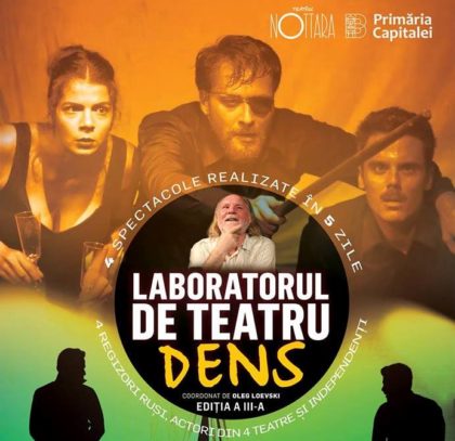 Actori arădeni – parte a unui proiect teatral provocator: „Laboratorul de Teatru Dens”