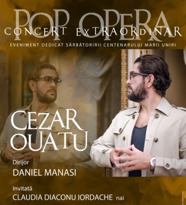 Cezar Ouatu revine la Filarmonica de Stat Arad cu cel mai nou proiect pop-opera
