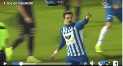 VIDEO: Gol FRUMOS marcat de fostul utist Adrian Petre în Danemarca