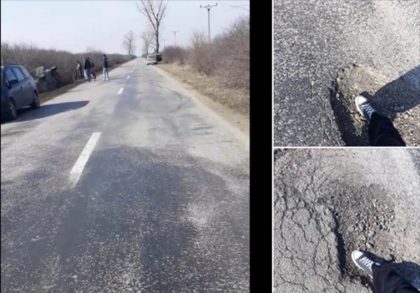Arădenii se REVOLTĂ după un alt ACCIDENT cauzat de gropile de pe drumuri: „Lăsăm mașinile în șosea și facem un grătar pe câmp și cântăm cu toții Deșteaptă-te Române!”(FOTO + VIDEO)